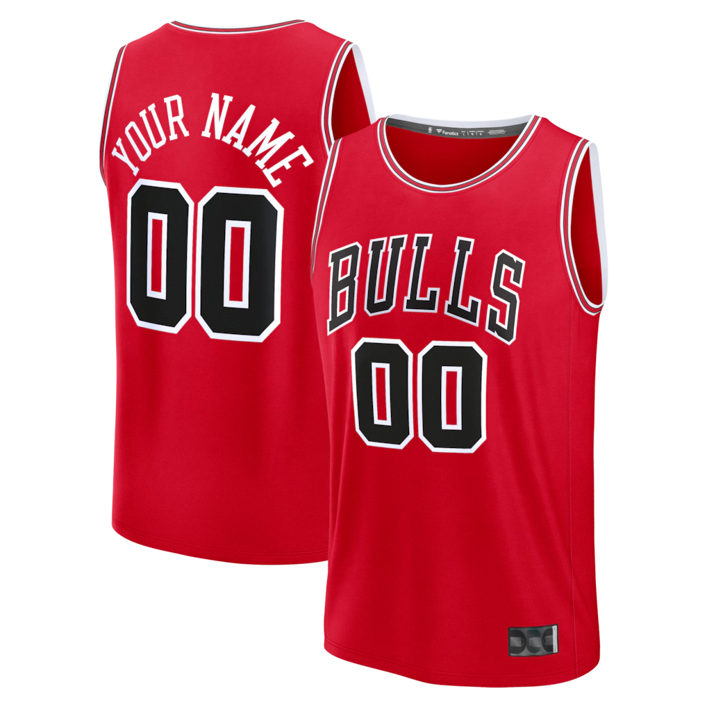 Odoa Custom C.Bulls Red Fast Break Jerseys - Icon Edition