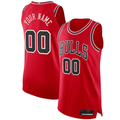 Odoa Custom C.Bulls Red Authentic Jerseys - Icon Edition
