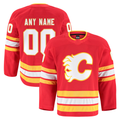 Odoa Custom C.Flames Red Home Authentic Pro Jerseys