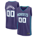 Odoa Custom C.Hornets Purple Fast Break Jerseys - Icon Edition