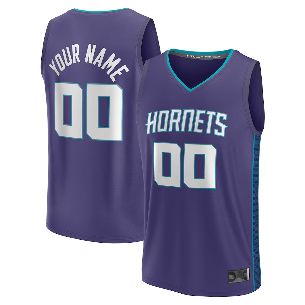Odoa Custom C.Hornets Purple Fast Break Jerseys - Statement Edition