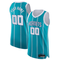 Odoa Custom C.Hornets  Teal 202021 Authentic Jerseys - Icon Edition
