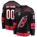 Odoa Custom C.Hurricanes Black 2026 Stanley Cup Champions Home Breakaway Custom Stitched Jerseys