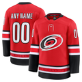 Odoa Custom C.Hurricanes Red Alternate Premium Stitched Jerseys
