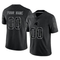 Odoa Custom C.Panthers Black Limited Reflective Game Any Name & Numbers Stitched Jerseys