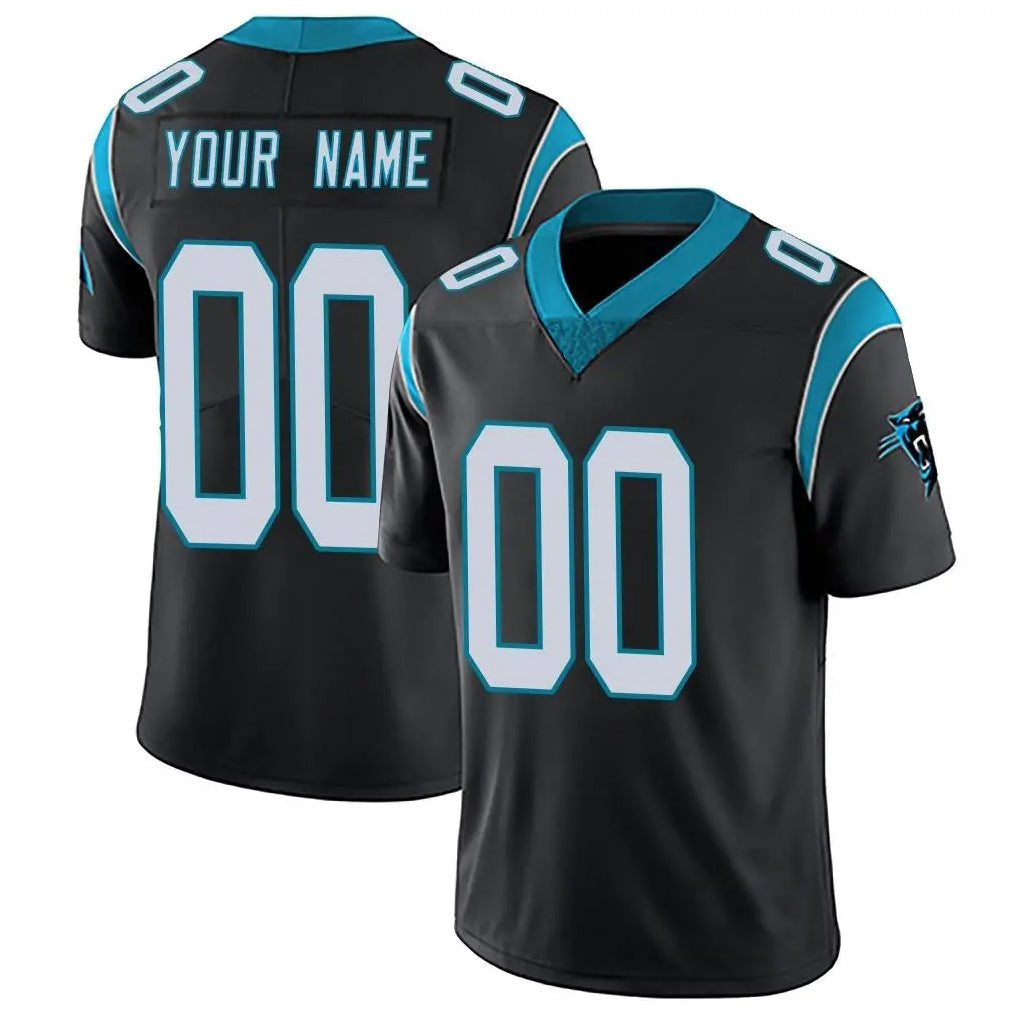 Odoa Custom C.Panthers Black Vapor Untouchable Limited Game Any Name & Numbers Stitched Jerseys