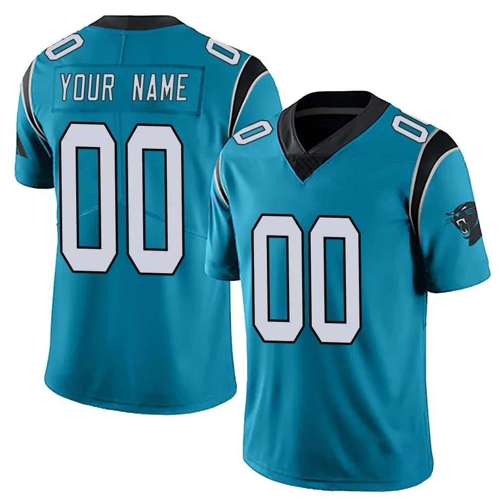Odoa Custom C.Panthers Blue Vapor Untouchable Limited Game Any Name & Numbers Stitched Jerseys
