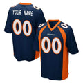 Odoa Custom D.Broncos Navy Game Any Name & Numbers Stitched Jerseys