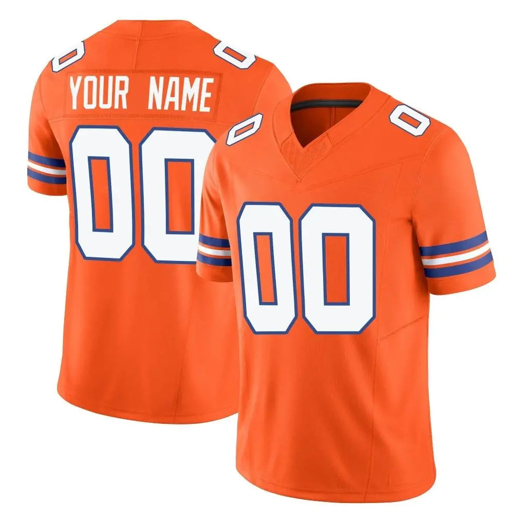 Odoa Custom D.Broncos Orange Limited Alternate Vapor F.U.S.E. Throwback Game Any Name & Numbers Stitched Jerseys