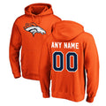 Odoa Custom D.Broncos Orange Pullover Hoodie Limited Any Name & Numbers Stitched Jerseys