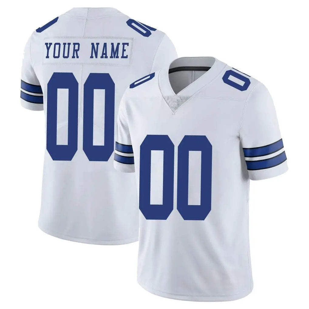 Odoa Custom D.Cowboys White Vapor Untouchable Limited Home Game Any Name & Numbers Stitched Jerseys