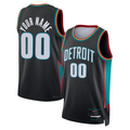 Odoa Custom D.Pistons Charcoal 202526 City Edition Swingman Jerseys