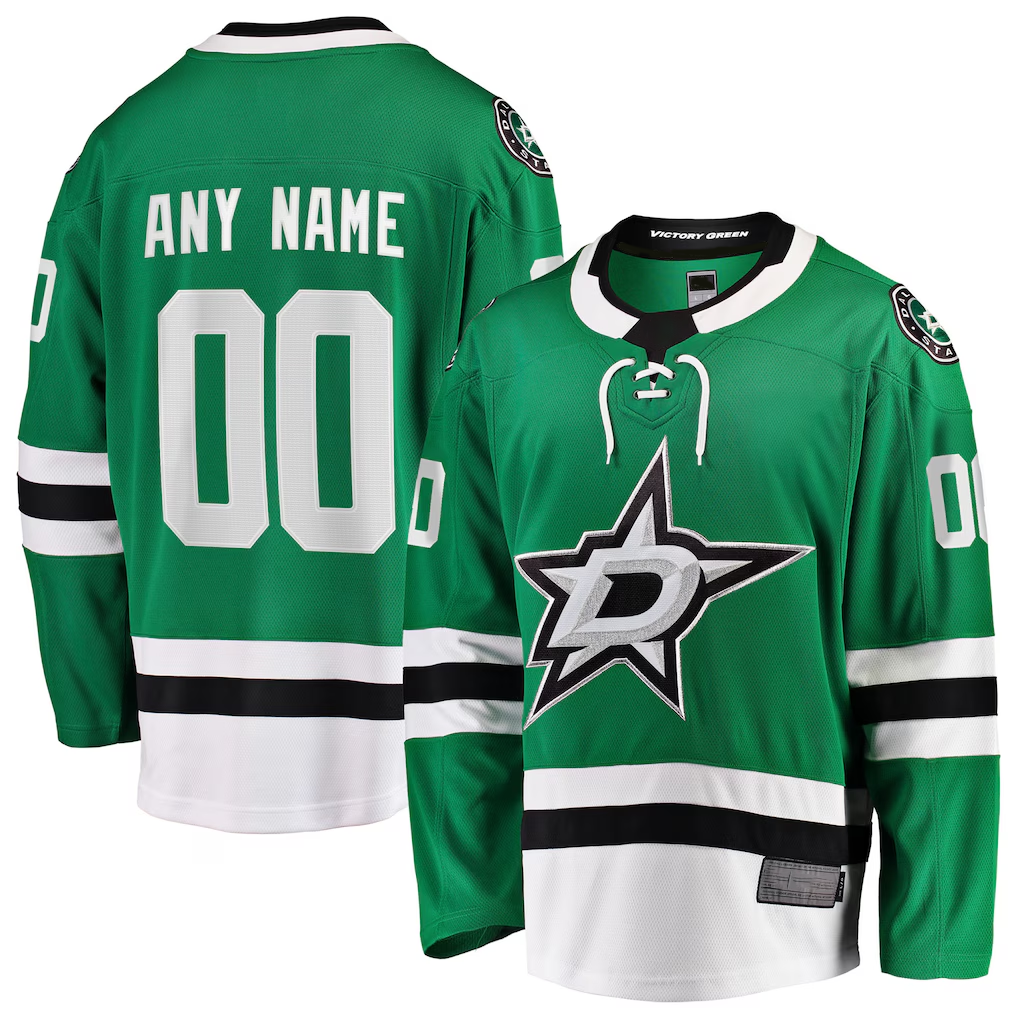 Odoa Custom D.Stars Green Home Breakaway Jerseys