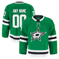 Odoa Custom D.Stars Kelly Green Home Authentic Pro Jerseys