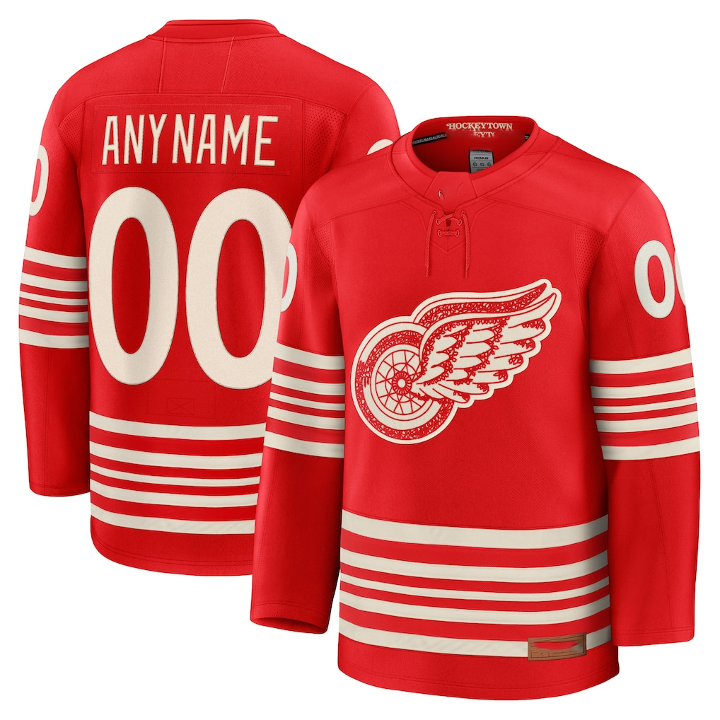 Odoa Custom DR.Wings Red Centennial Premium Jerseys