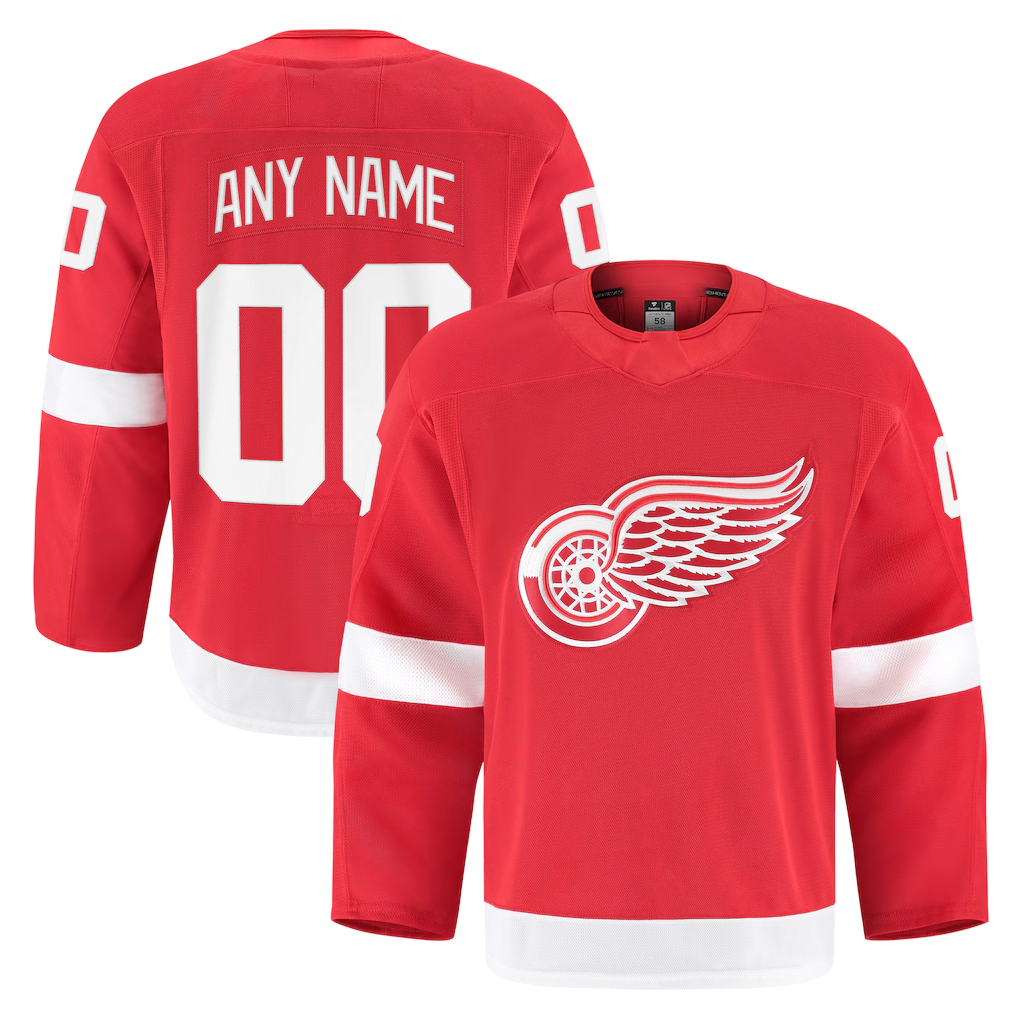 Odoa Custom DR.Wings Red Home Authentic Pro Jerseys