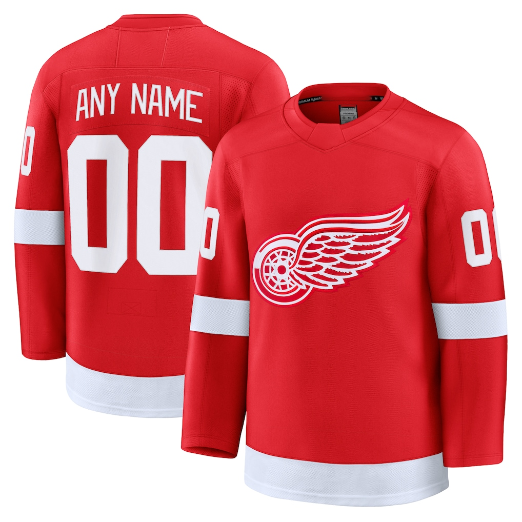 Odoa Custom DR.Wings Red Home Premium Jerseys