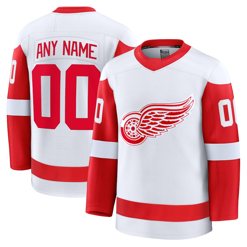 Odoa Custom DR.Wings White Away Premium Jerseys