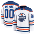 Odoa Custom E.Oilers White Away Premium Jerseys