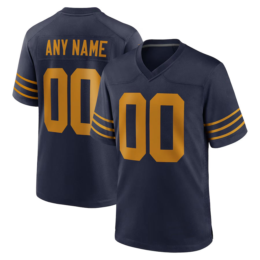 Odoa Custom GB.Packers Navy The 1923 Classic Game Stitched Jerseys