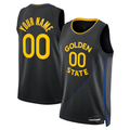 Odoa Custom GS.Warriors Black 202425 Swingman Jerseys - Statement Edition