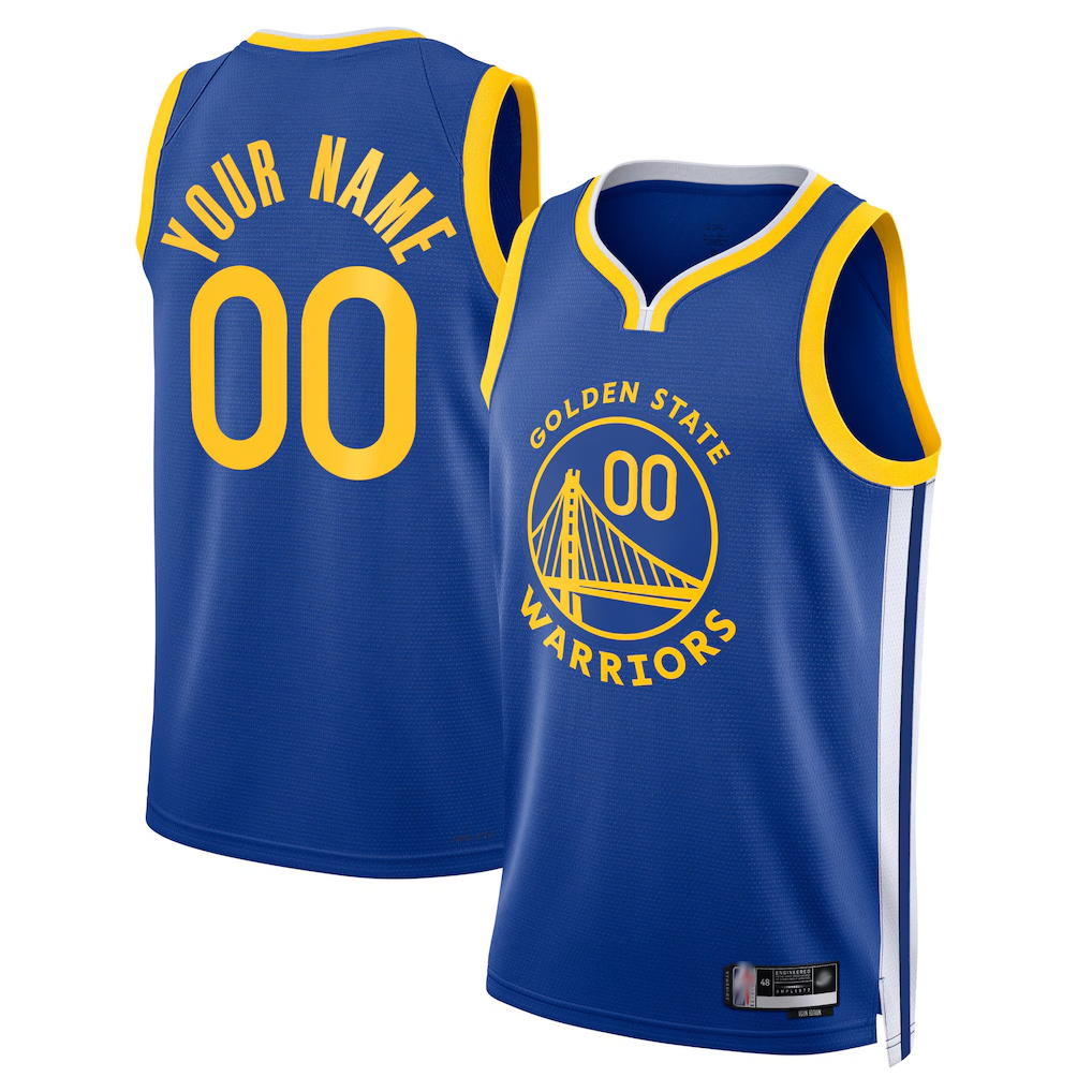 Odoa Custom GS.Warriors Royal Swingman Jerseys - Icon Edition