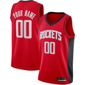 Odoa Custom H.Rockets Red Swingman Stitched Jerseys- Icon Edition
