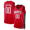 Odoa Custom H.Rockets Red Swingman Stitched Jerseys - Icon Edition