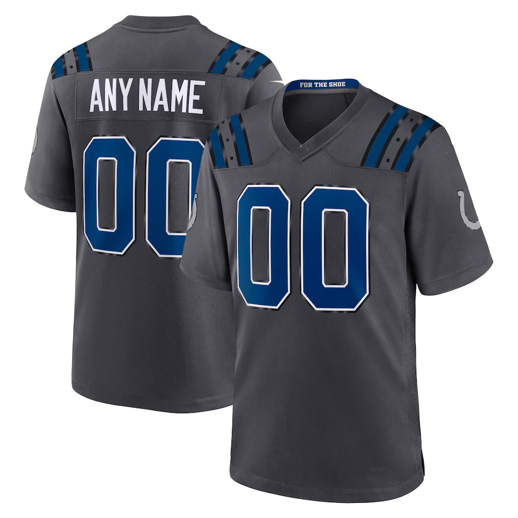 Odoa Custom IN.Colts Anthracite 2026 Rivalries Collection Game Jersey