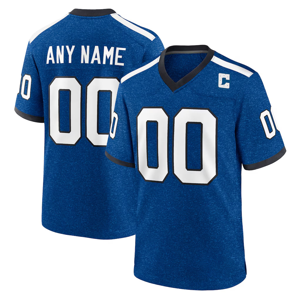 Odoa Custom IN.Colts Royal Alternate Indiana Nights Home Game Any Name & Numbers Stitched Jerseys