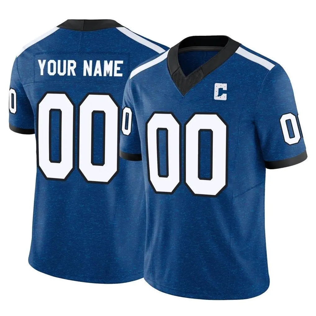 Odoa Custom IN.Colts Royal Limited Indiana Nights Alternate Vapor F.U.S.E. Home Game Any Name & Numbers Stitched Jerseys