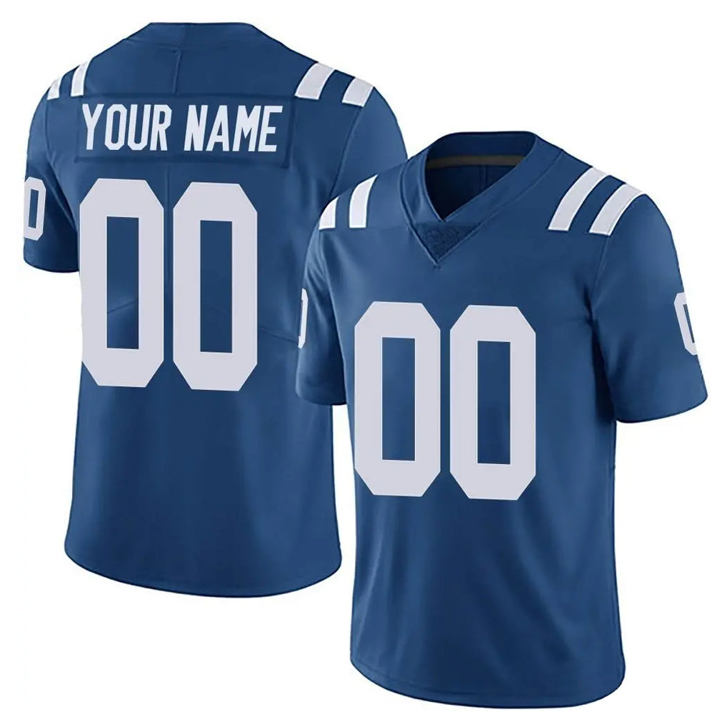 Odoa Custom IN.Colts Royal Limited Vapor Untouchable Home Game Any Name & Numbers Stitched Jerseys
