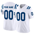 Odoa Custom IN.Colts White Limited Vapor F.U.S.E. Home Game Any Name & Numbers Stitched Jerseys