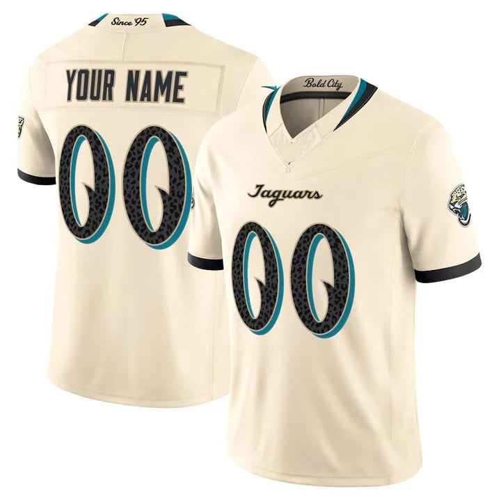 Odoa Custom J.Jaguars Natural 2026 Rivalries Vapor Limited Jersey - All Stitched