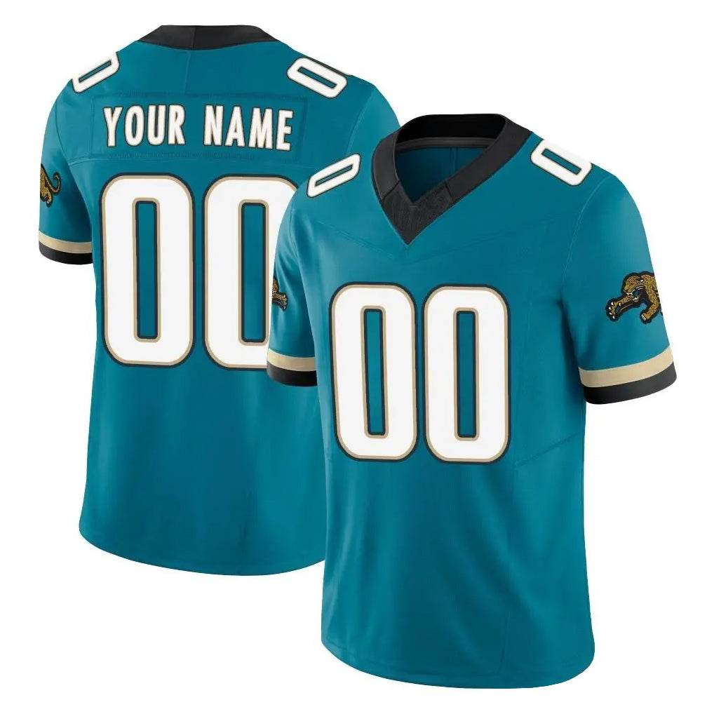Odoa Custom J.Jaguars Teal Prowler Throwback Vapor F.U.S.E. Limited Home Game Any Name & Numbers Stitched Jerseys