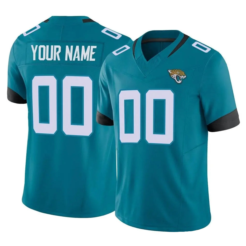 Odoa Custom J.Jaguars Teal Vapor F.U.S.E. Limited Home Game Any Name & Numbers Stitched Jerseys