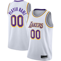 Odoa Custom LA.Lakers White 202021 Swingman Stitched Jerseys - Association Edition