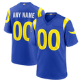 Odoa Custom LA.Rams Royal Game Stitched Jerseys
