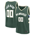 Odoa Custom M.Bucks Green Fast Break Jerseys - Icon Edition
