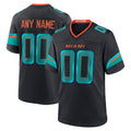 Odoa Custom M.Dolphins Black Pitch Rivalries Collection Home Game Any Name & Numbers Stitched Jerseys