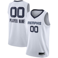 Odoa Custom M.Grizzlies White 202021 Swingman Stitched Jerseys- Association Edition