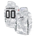 Odoa Custom MN.Vikings Arctic Camo Salute to Service Hoodies Limited Game Any Name & Numbers Stitched Jerseys