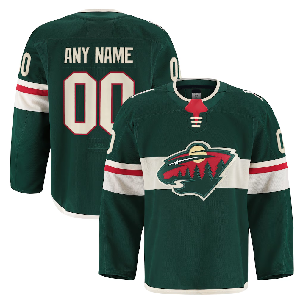 Odoa Custom M.Wild Green Home Authentic Pro Jerseys