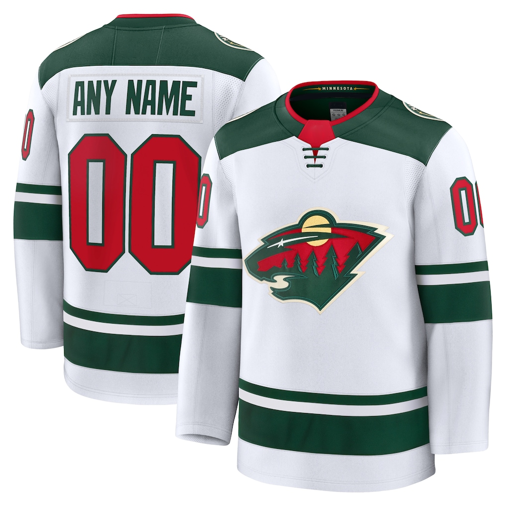 Odoa Custom M.Wild White Away Premium Jerseys