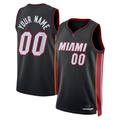 Odoa Custom M.Heat Black Swingman Jerseys - Icon Edition