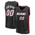 Odoa Custom M.Heat  Black Fast Break Jerseys - Icon Edition