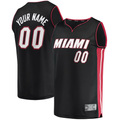 Odoa Custom M.Heat Black Fast Break Replica Jerseys - Icon Edition