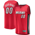 Odoa Custom M.Heat  Red Fast Break Jerseys - Statement Edition