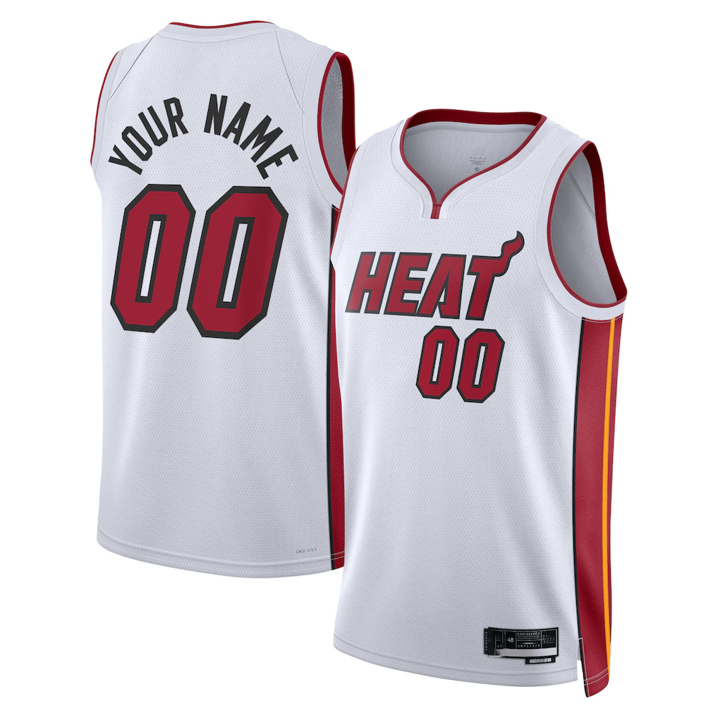 Odoa Custom M.Heat Heat White Swingman Jerseys - Association Edition