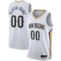 Odoa Custom NO.Pelicans White 202021 Swingman Stitched Jerseys- Association Edition